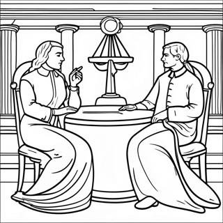 Trinity And Madison Coloring Pages