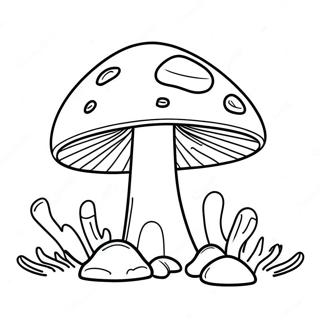 Super Mushroom Power Up Coloring Page 16440-13257