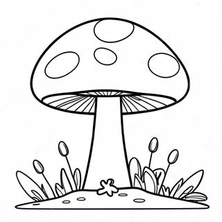 Super Mushroom Power Up Coloring Page 16440-13259