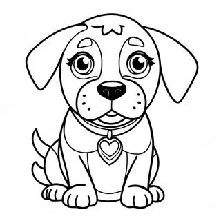 Adorable Winn Dixie Dog Coloring Page 16470-13281