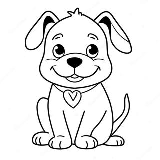 Adorable Winn Dixie Dog Coloring Page 16470-13283