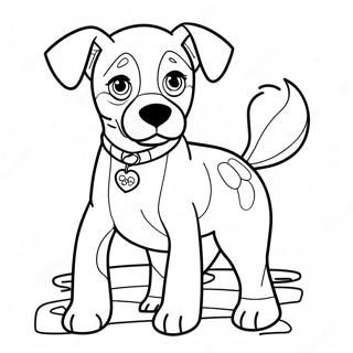 Adorable Winn Dixie Dog Coloring Page 16470-13284