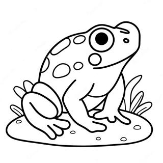 Frog And Mushroom Coloring Page 16479-13286