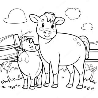 Realistic Farm Coloring Pages