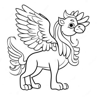 Griffin Coloring Pages