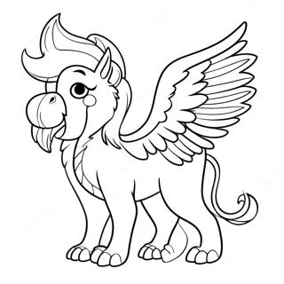 Griffin Coloring Page 16509-13310