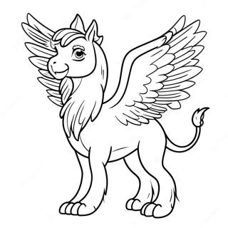 Griffin Coloring Page 16509-13311