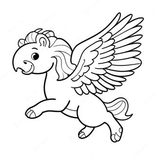 Majestic Griffin Flying Coloring Page 16510-13313