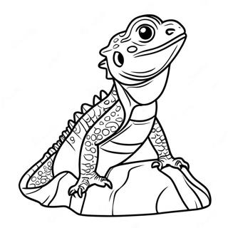 Bearded Dragon Coloring Page 16549-13343