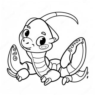 Cute Cartoon Scorpion Coloring Page 16580-13369