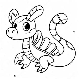 Cute Cartoon Scorpion Coloring Page 16580-13371