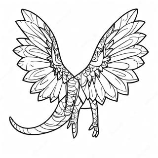 Wings Of Fire Rainwing Coloring Page 16599-13384