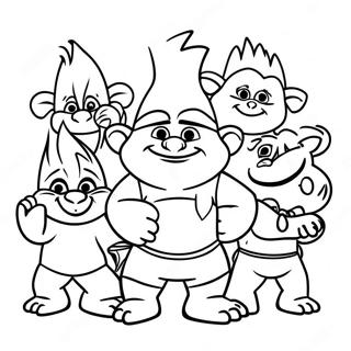 Trolls Band Together Floyd Coloring Pages