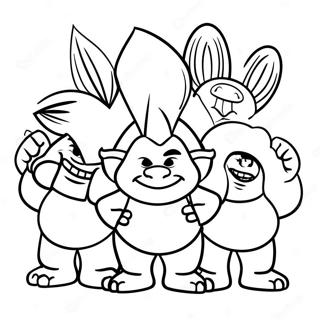 Trolls Band Together Floyd Coloring Page 16619-13400