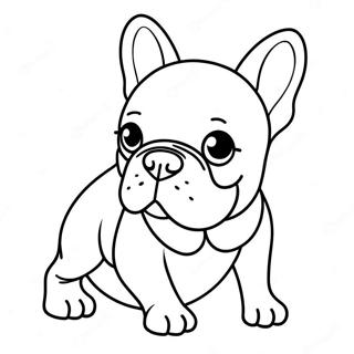 French Bulldog Coloring Page 1661-1376