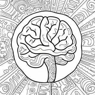 Colorful Adhd Brain Coloring Page 16630-13412