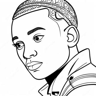 Ja Marr Chase Coloring Page 16649-13423