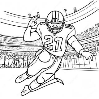 Ja Marr Chase Touchdown Celebration Coloring Page 16650-13425