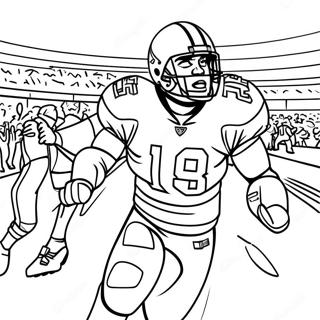 Ja Marr Chase Touchdown Celebration Coloring Page 16650-13428