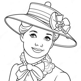 Mary Poppins Coloring Page 16679-13450