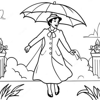 Mary Poppins Coloring Pages