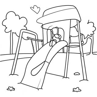 Playground Coloring Pages