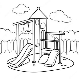 Playground Fun Coloring Page 1671-1378