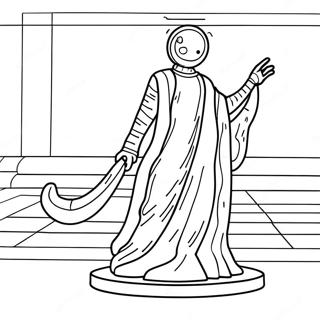 Scp 173 Statue Coloring Page 16720-13484