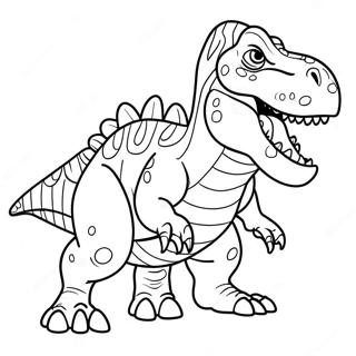 Giganotosaurus Roaring Coloring Page 16730-13489