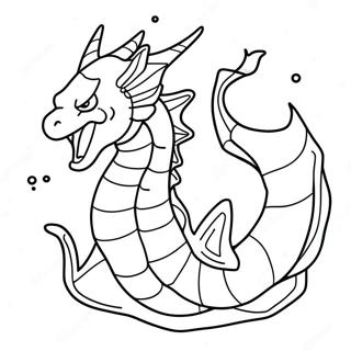 Gyarados Coloring Pages