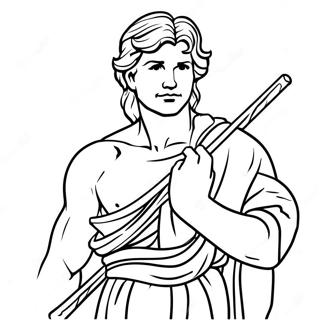 David With A Sling Coloring Page 16760-13514