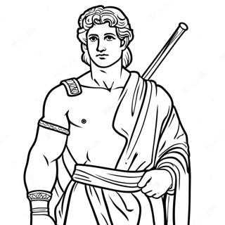 David With A Sling Coloring Page 16760-13515