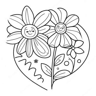 Flower Mother S Day Coloring Page 16799-13541