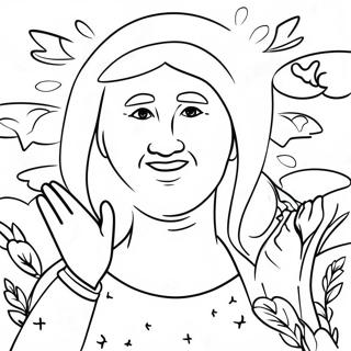 Joyful Beatitudes Coloring Page 16820-13561