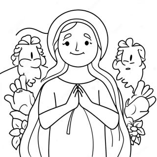 Joyful Beatitudes Coloring Page 16820-13562