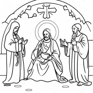 Holy Week Coloring Page 16829-13566