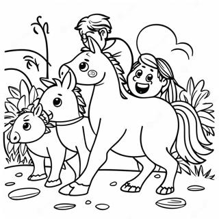 Joyful Palm Sunday Coloring Page 16830-13570