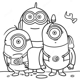 Minions The Rise Of Gru Coloring Pages