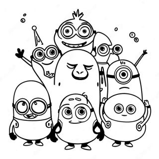 Minions The Rise Of Gru Coloring Page 16849-13584