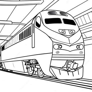 Amtrak Train Coloring Pages