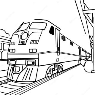 Amtrak Train Coloring Page 16859-13586