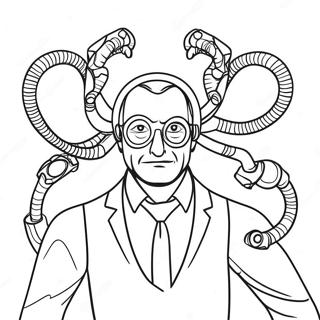 Doc Ock With Mechanical Arms Coloring Page 16870-13598