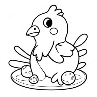 Chicken Nugget Coloring Page 16879-13601