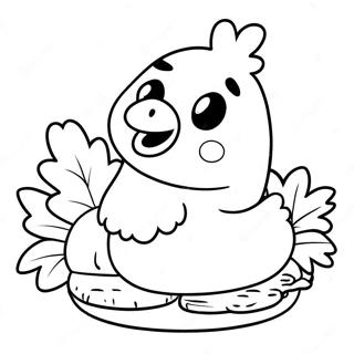 Chicken Nugget Coloring Page 16879-13604