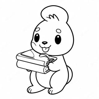 Pochacco Coloring Page 1691-1400