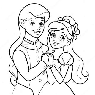 Valentines Day Disney Princess Coloring Page 16929-13642