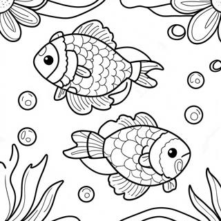 Colorful Koi Fish Underwater Adventure Coloring Page 16940-13660