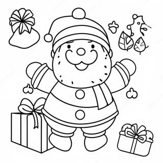 Festive Addition Christmas Coloring Page 16950-13665