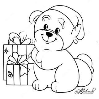 Festive Addition Christmas Coloring Page 16950-13667