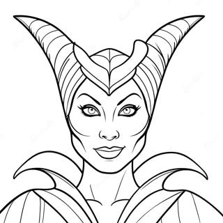 Maleficent Coloring Pages